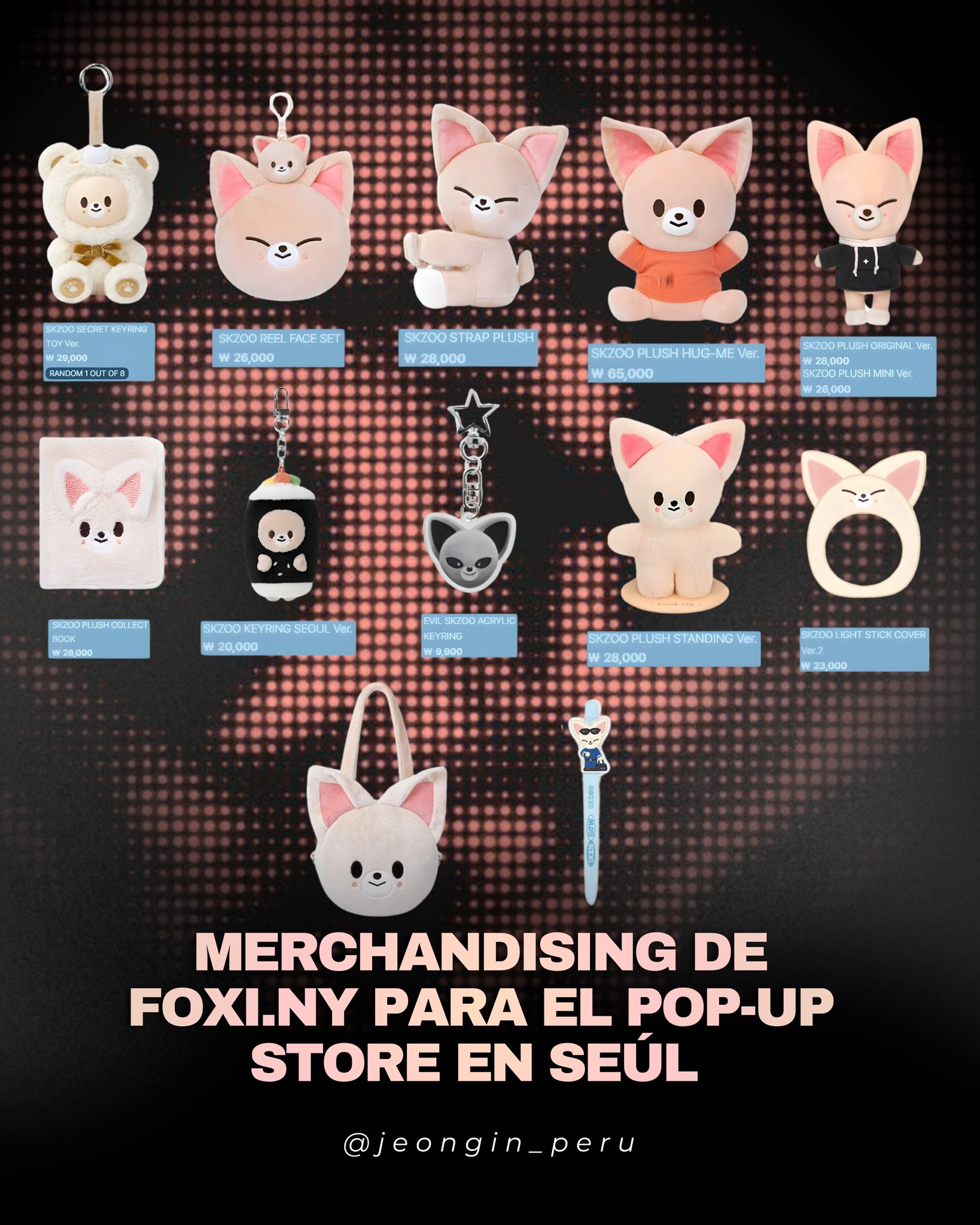 📰 INFO」16.04.26 #I_N #정인 • Nuevos goods de FoxI.Ny presentados