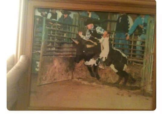 Bulls and spurs - This is me from about 20 years ago....