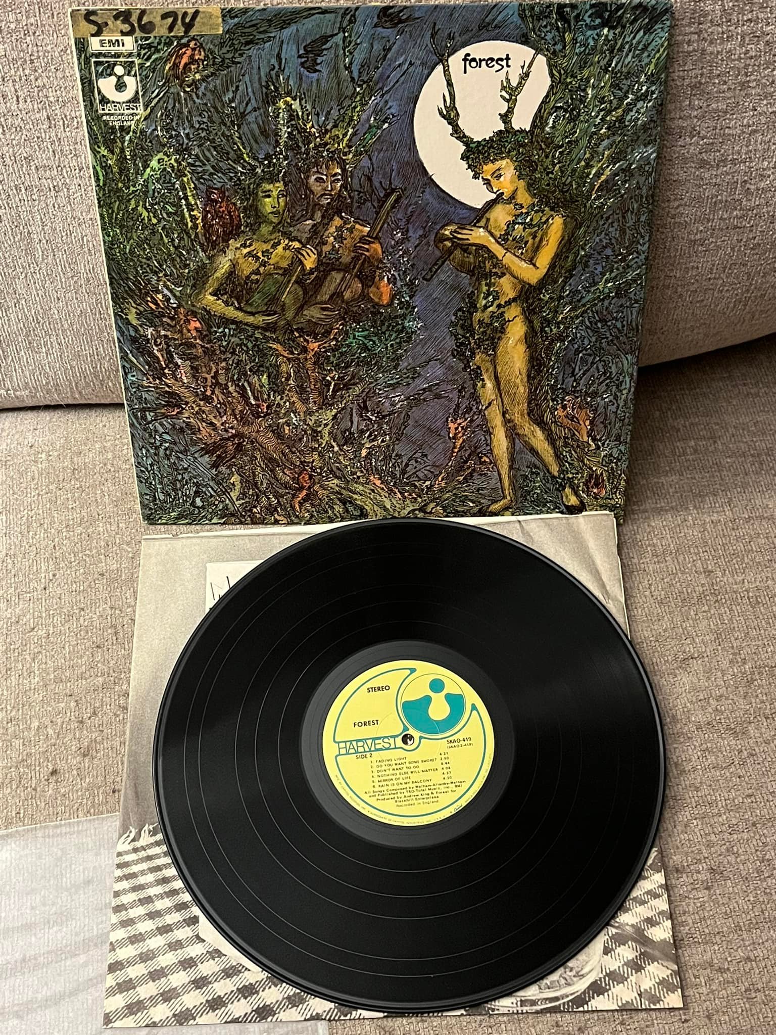 Forest 1969 original UK pressing on Harvest Records