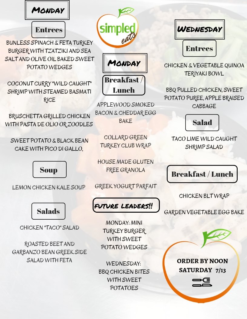 Simpled Eats - New Menu Now Live🍴 Preview Text: Spinach... | Facebook