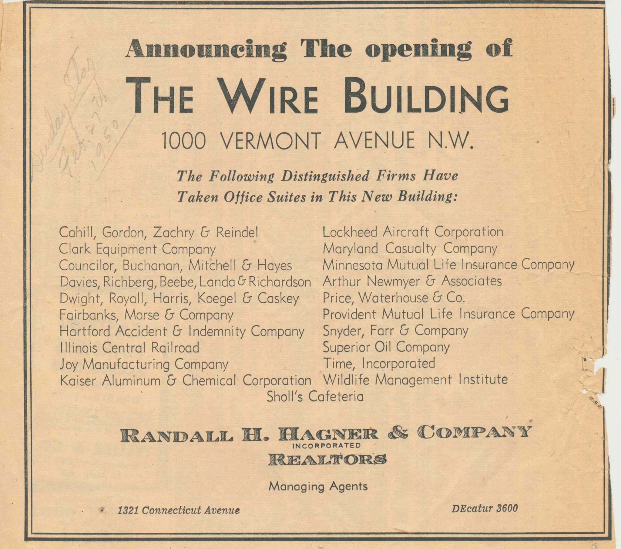 The Wire Building | Washington D.C. DC