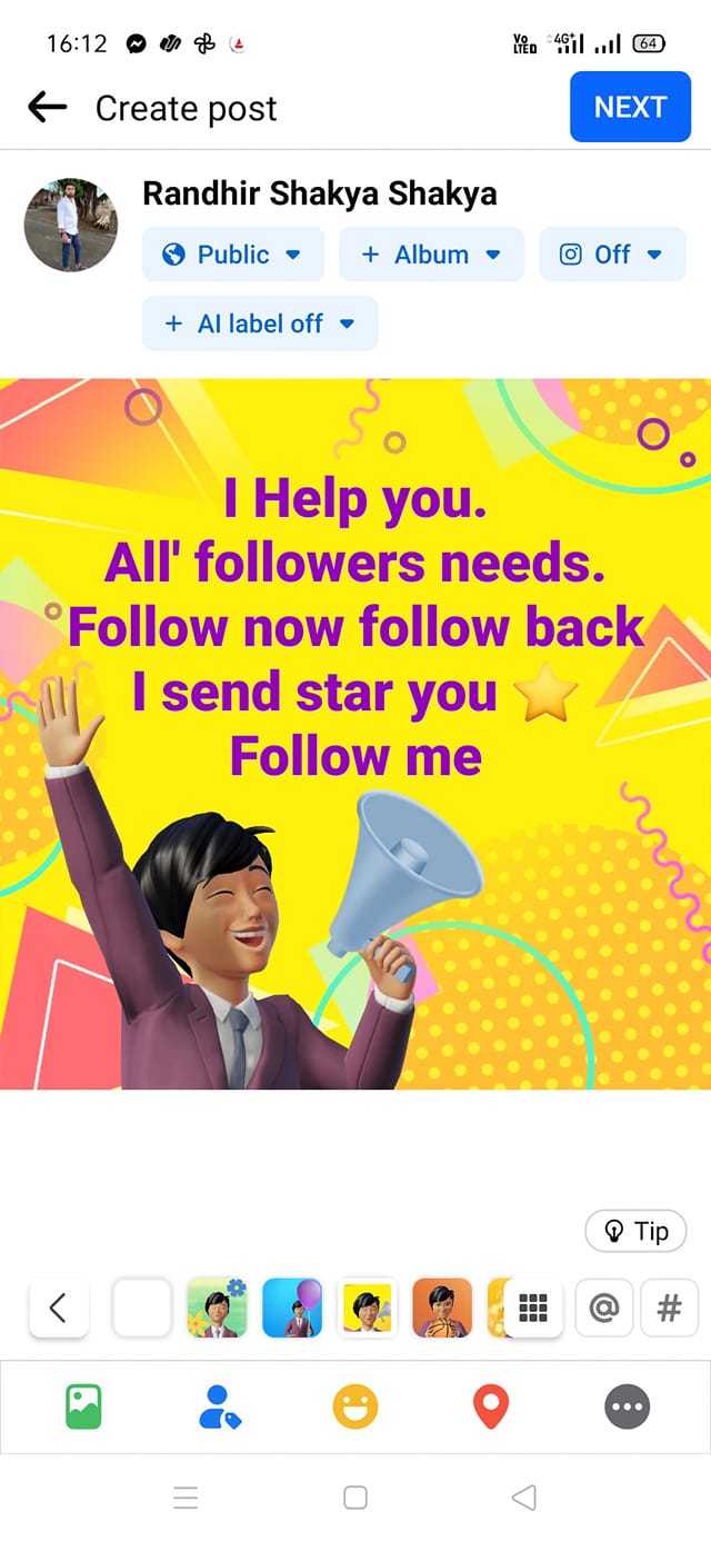 ️ ️ Follow now Follow Back Star send now ⭐⭐ | Facebook