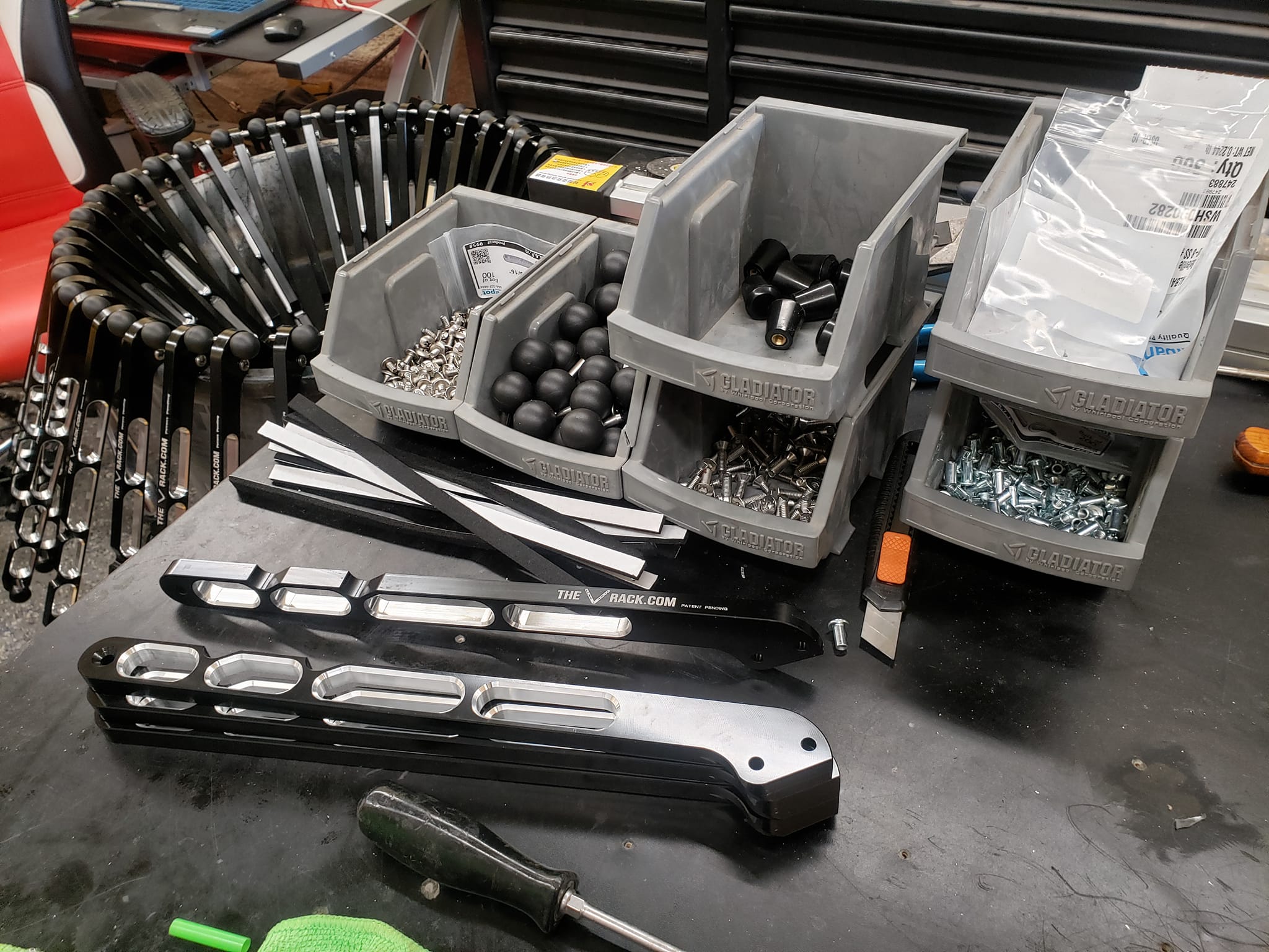 The V Rack folding pool rack