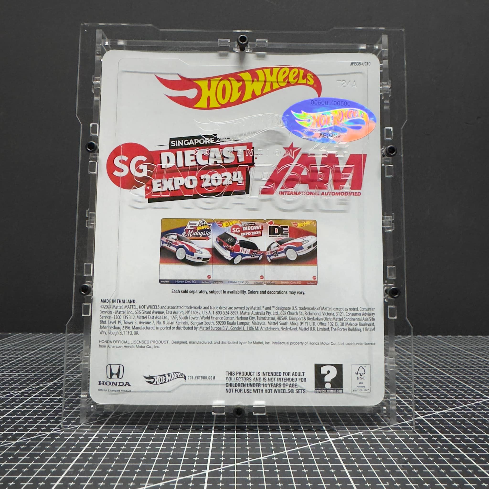 Hot Wheels Singapore Diecast Expo 2024 Honda Civic EG for sale