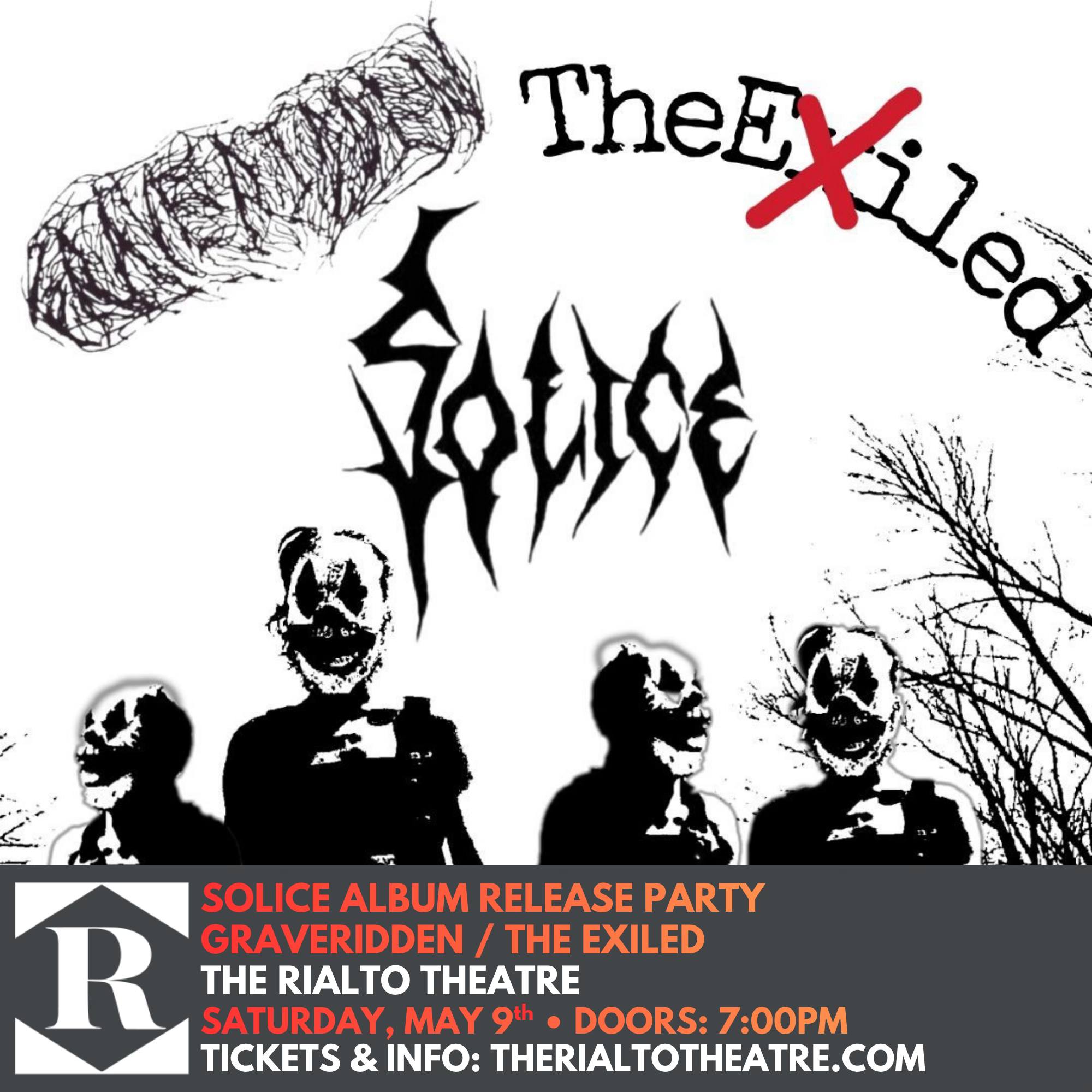 Solice Album Release Party w/ GraveRidden / The Exiled
