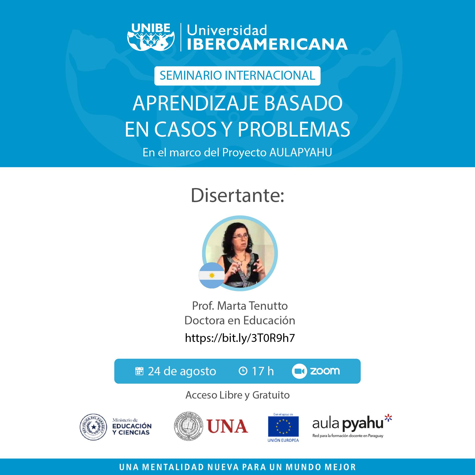 Aula Pyahu - Te invitamos a participar del Seminario...