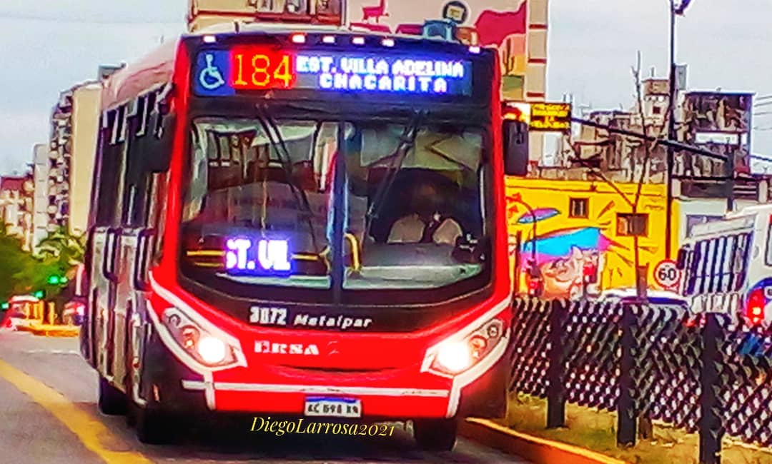 Vías y buses - Línea 184 ERSA #saavedra #busesofinstagram...
