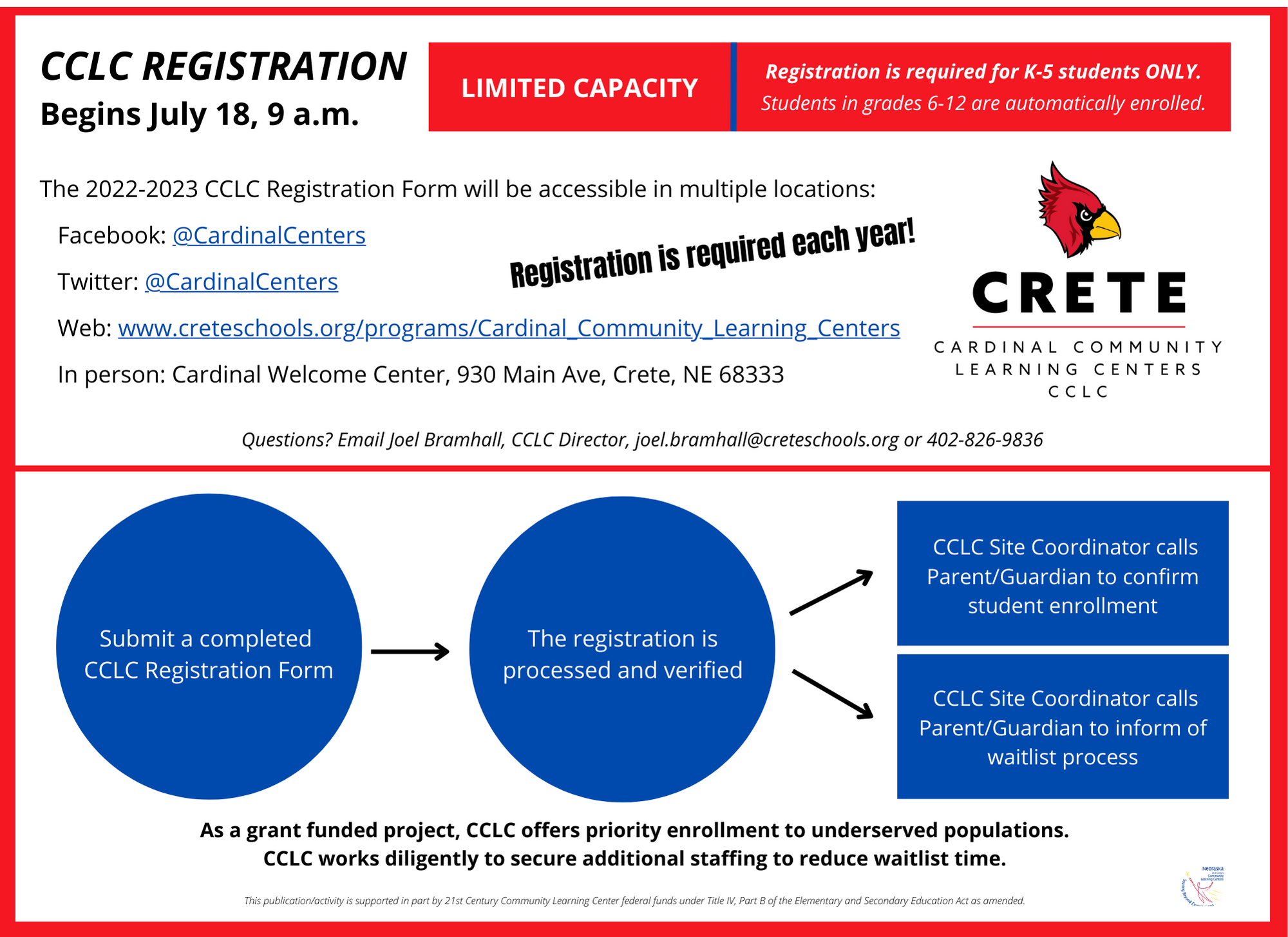 CCLC has... - Cardinal Community Learning Centers - CCLC