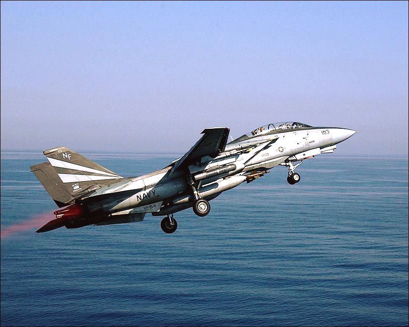 At sea aboard USS Kitty Hawk (CV-63) Nov. 14, 2002 An F-14A