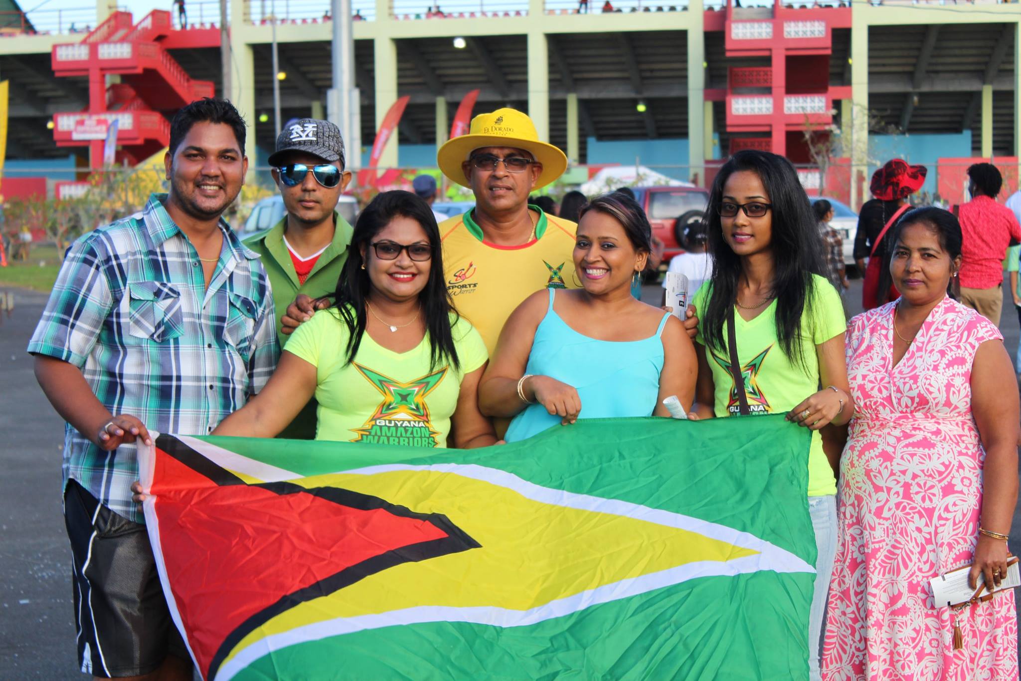 News Room - #CPL: Fans at Providence for the Guyana Amazon...