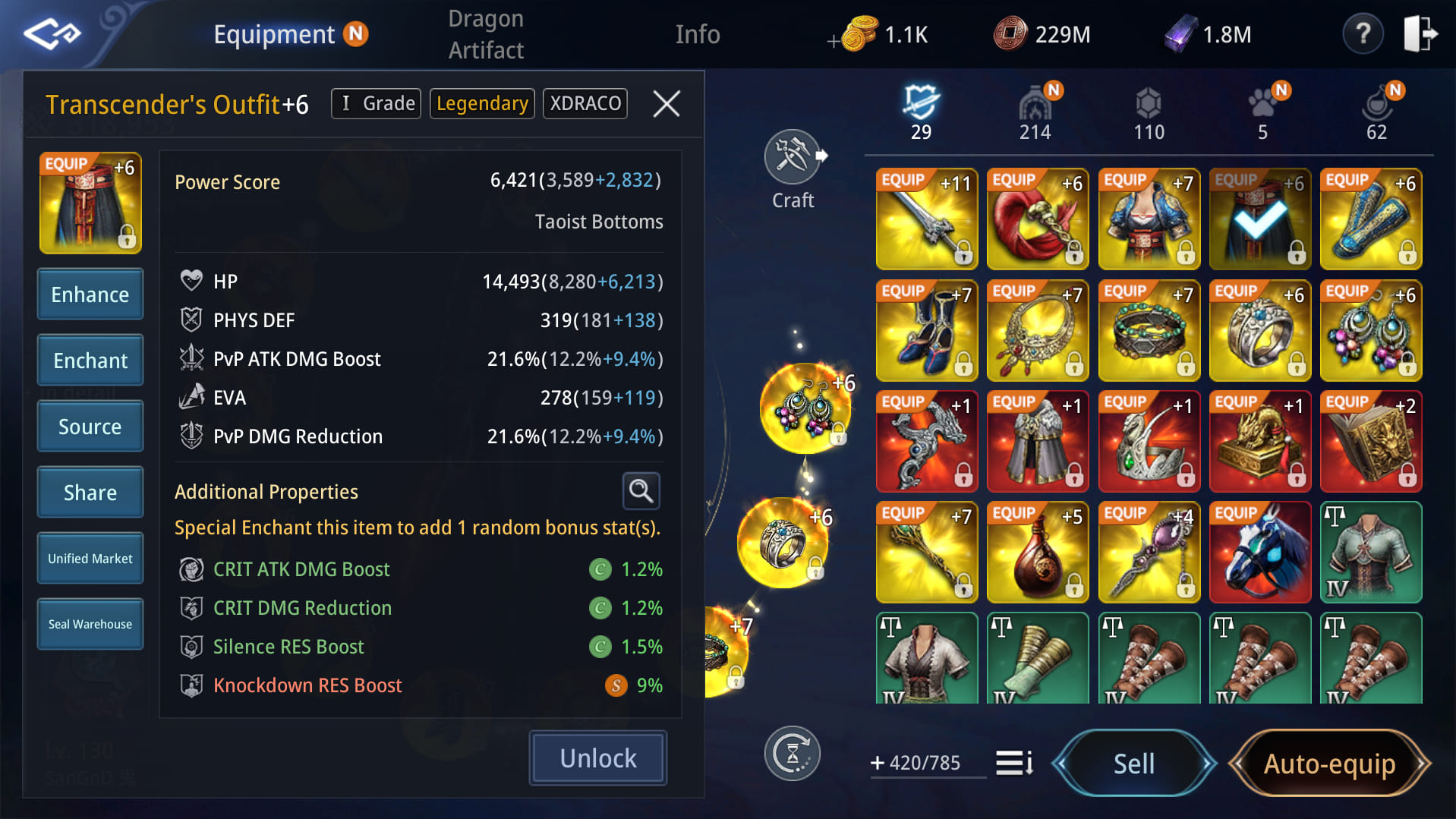 FORSALE/SWAP BUDGET MEAL Taoist lvl138 319k ps no clan Cd nft