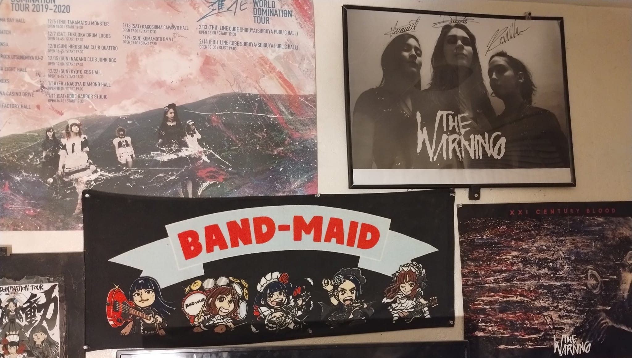 Band-maid A2 and B2 posters collection