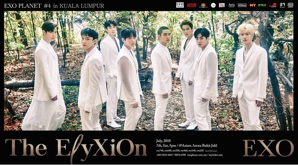 Just announced: EXO will bring Exo Planet 4: The Elyxion Tour on