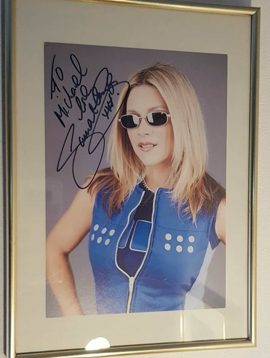 Samantha Fox fan collects rare posters