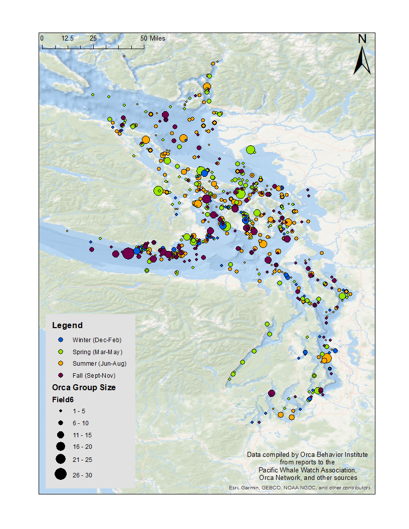 Here's a map of all the 2018... - Orca Behavior Institute