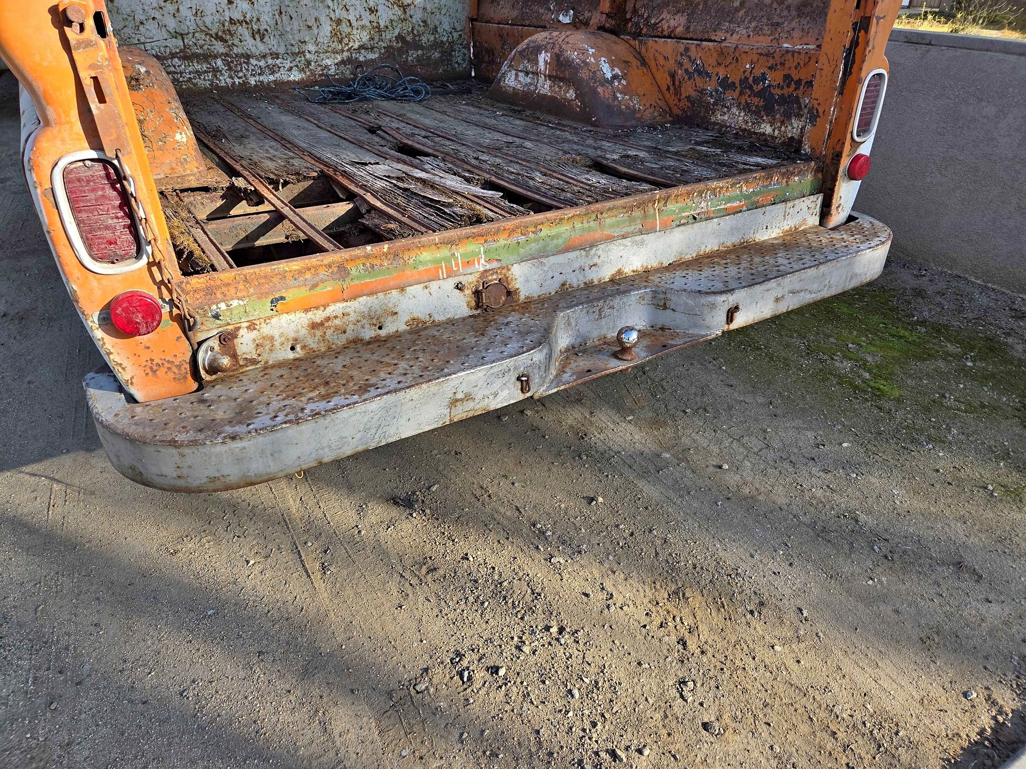 1963-1966 Chevy GMC truck fleetside rear bumper - Car Exterior Parts ...