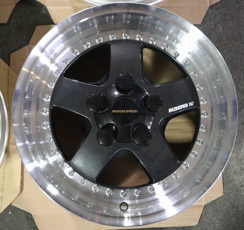 Found in Japan: A set of the mid-late '80s Mazdaspeed '747' wheels