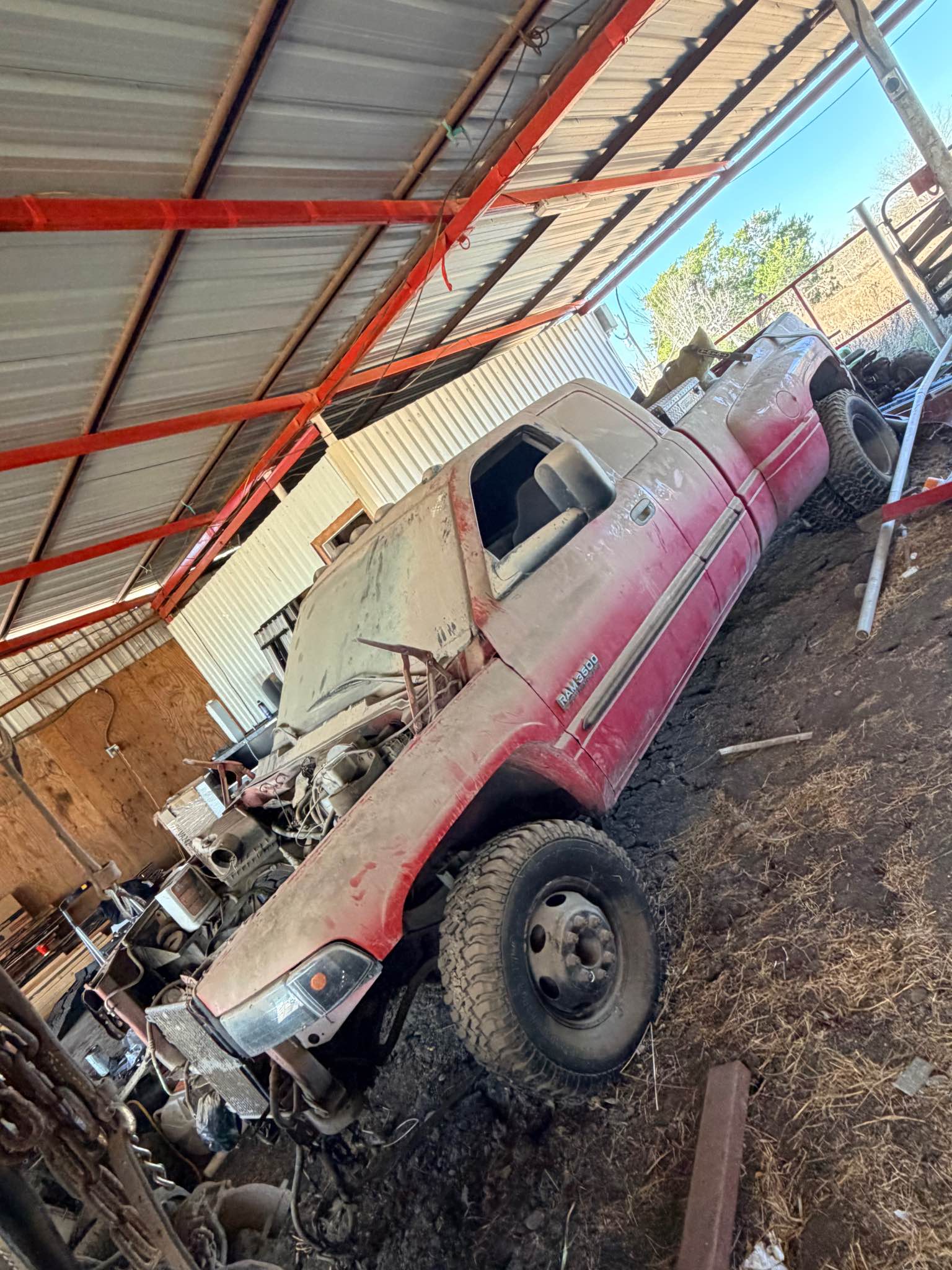 2002 ram 3500 dually rolling body with two 24 valve motors and a nv5600 ...