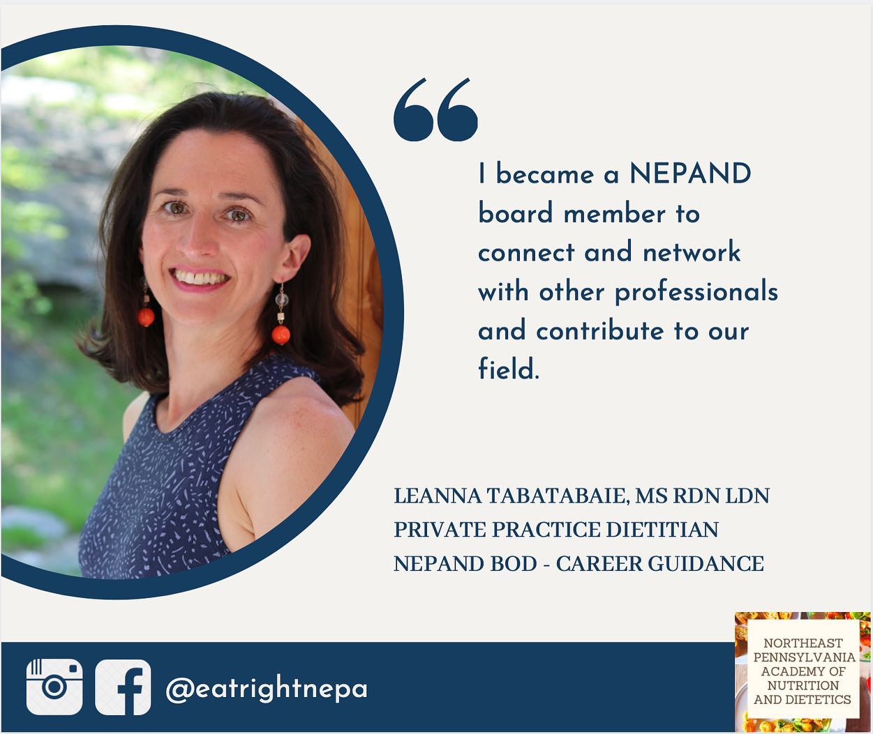 Meet our NEPAND Board Member for Career Guidance ⭐️ Leanna Tabatabaie ...