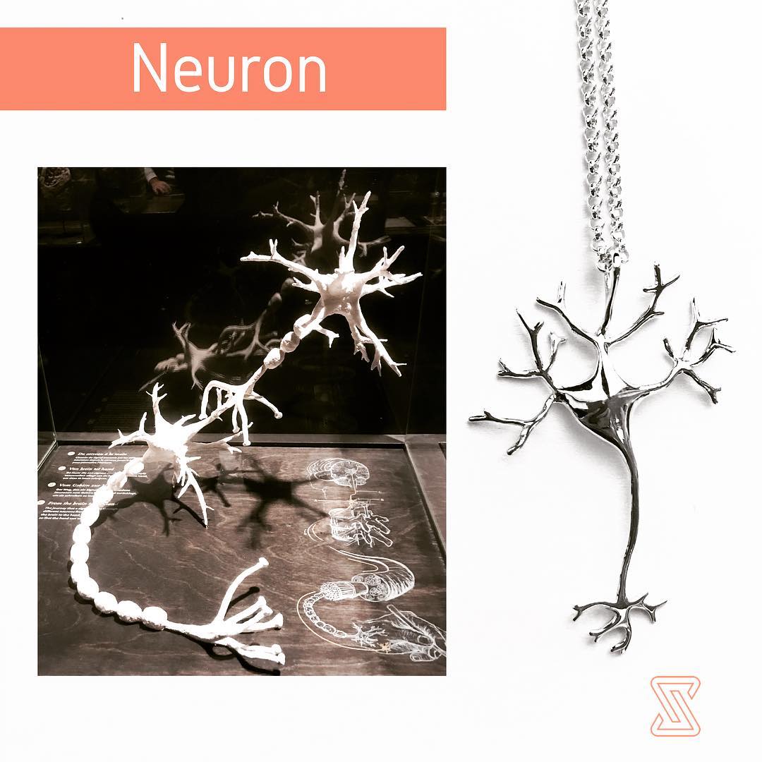 Sciencejewelry1824 - The original neuron necklace, designed back in ...