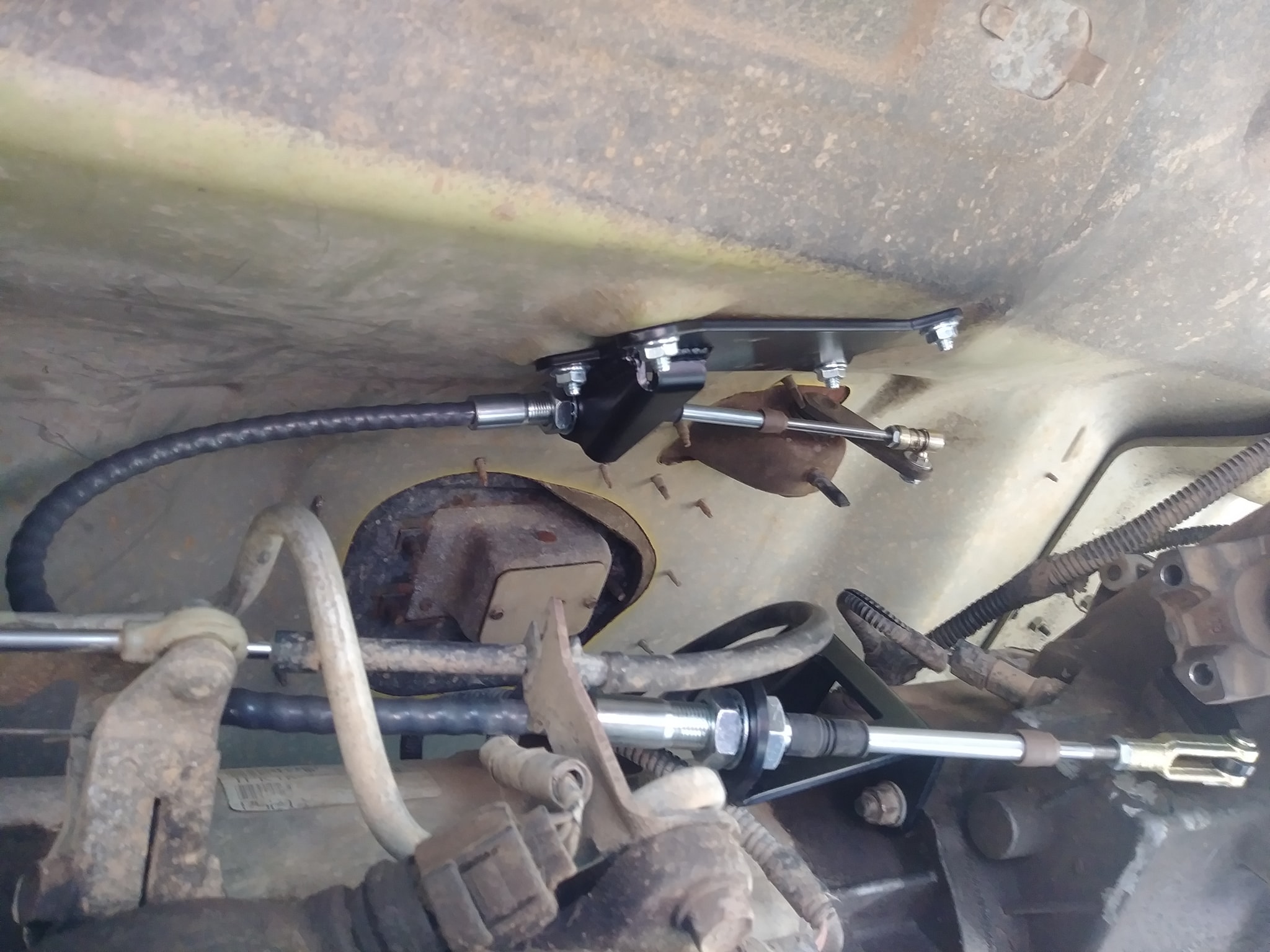 Twin Stick Transfer Case Shifter & Boot - J-Style, 73-77 Ford Bronco