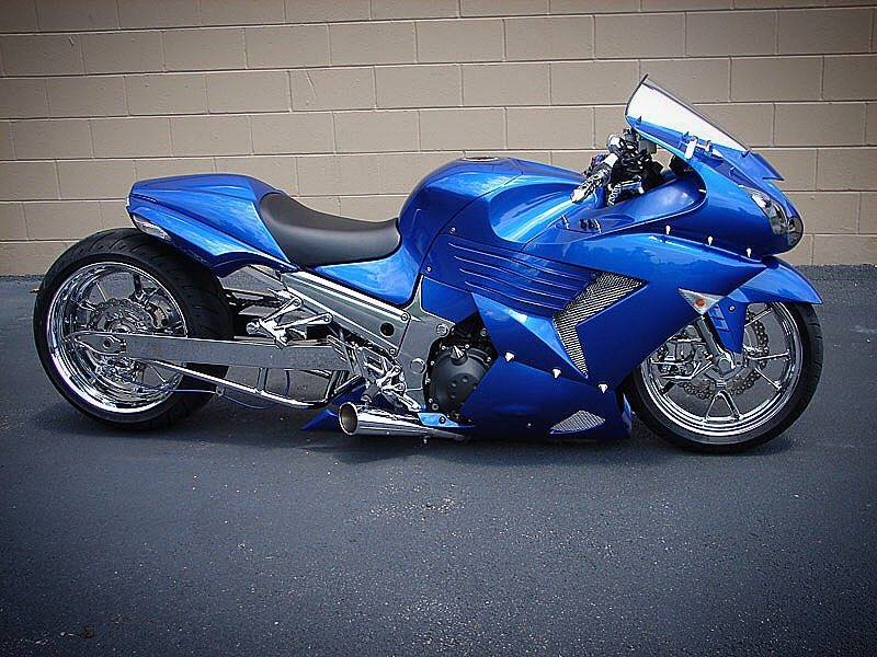 Absolutely sick ZX14, love that blue and chrome. credit