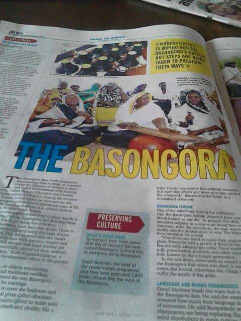 The Basongora culture was listed by... - Busongora kokasemera