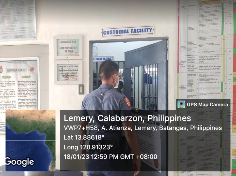 Calaca Ccps - Custodial Facility Inspections As per PNP MC... | Facebook