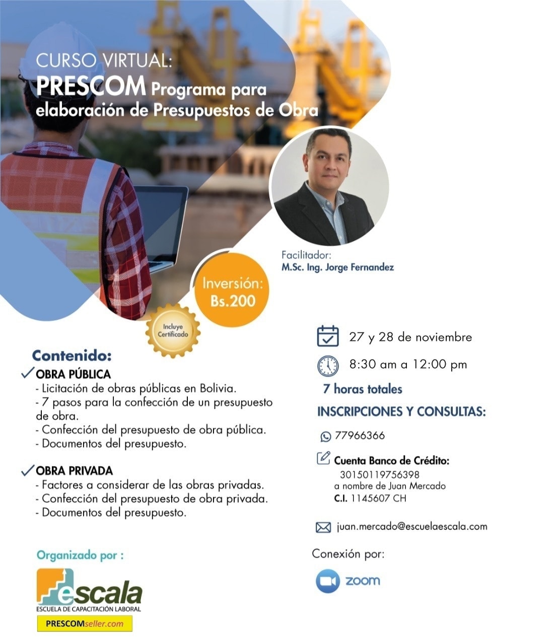🤚 CURSO VIRTUAL: PRESCOM... - Escala Escuela de Capacitación