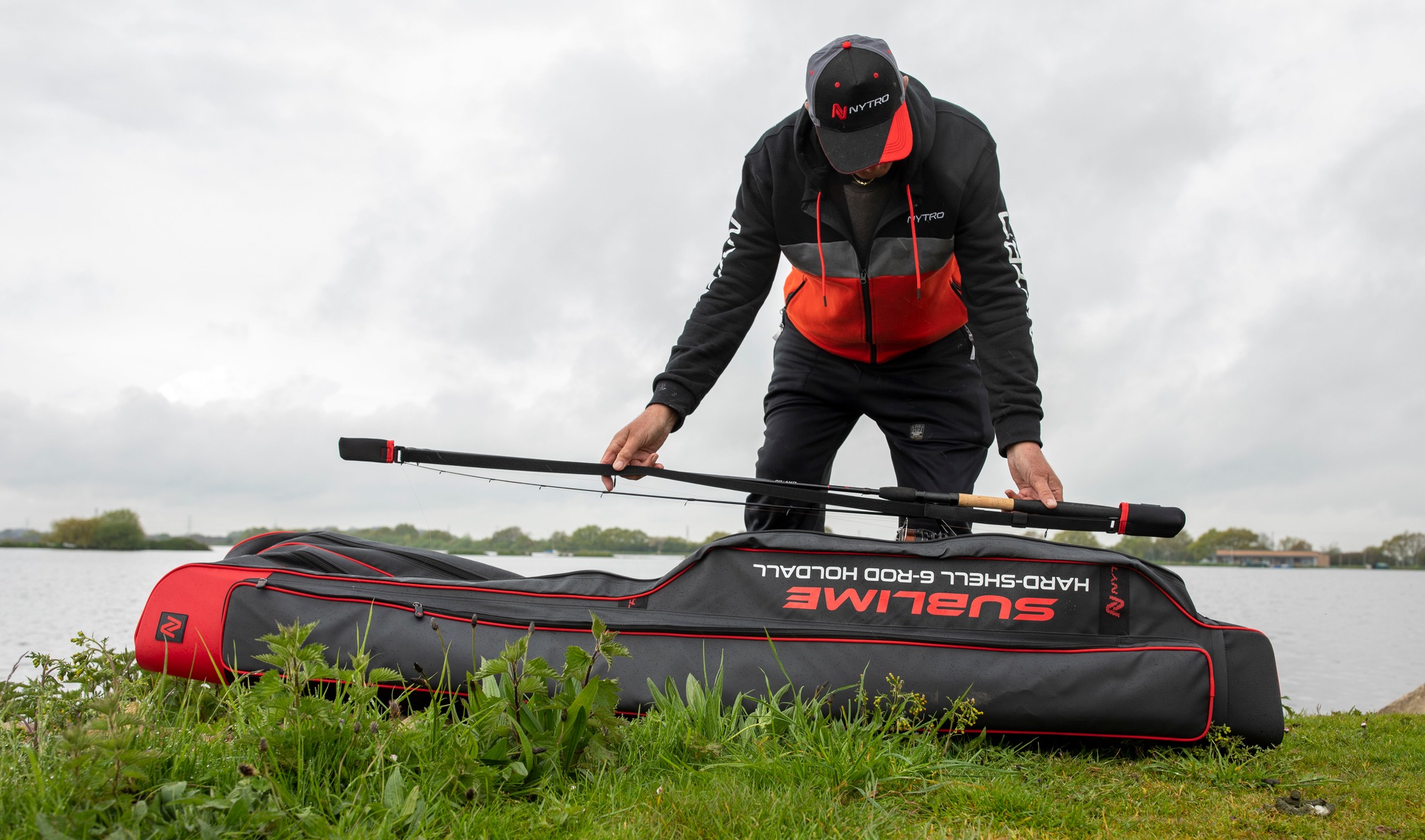 Nytro Fishing - 🔴⚫ SUBLIME 600D HARD SHELL ROD HOLDALLS ⚫🔴...