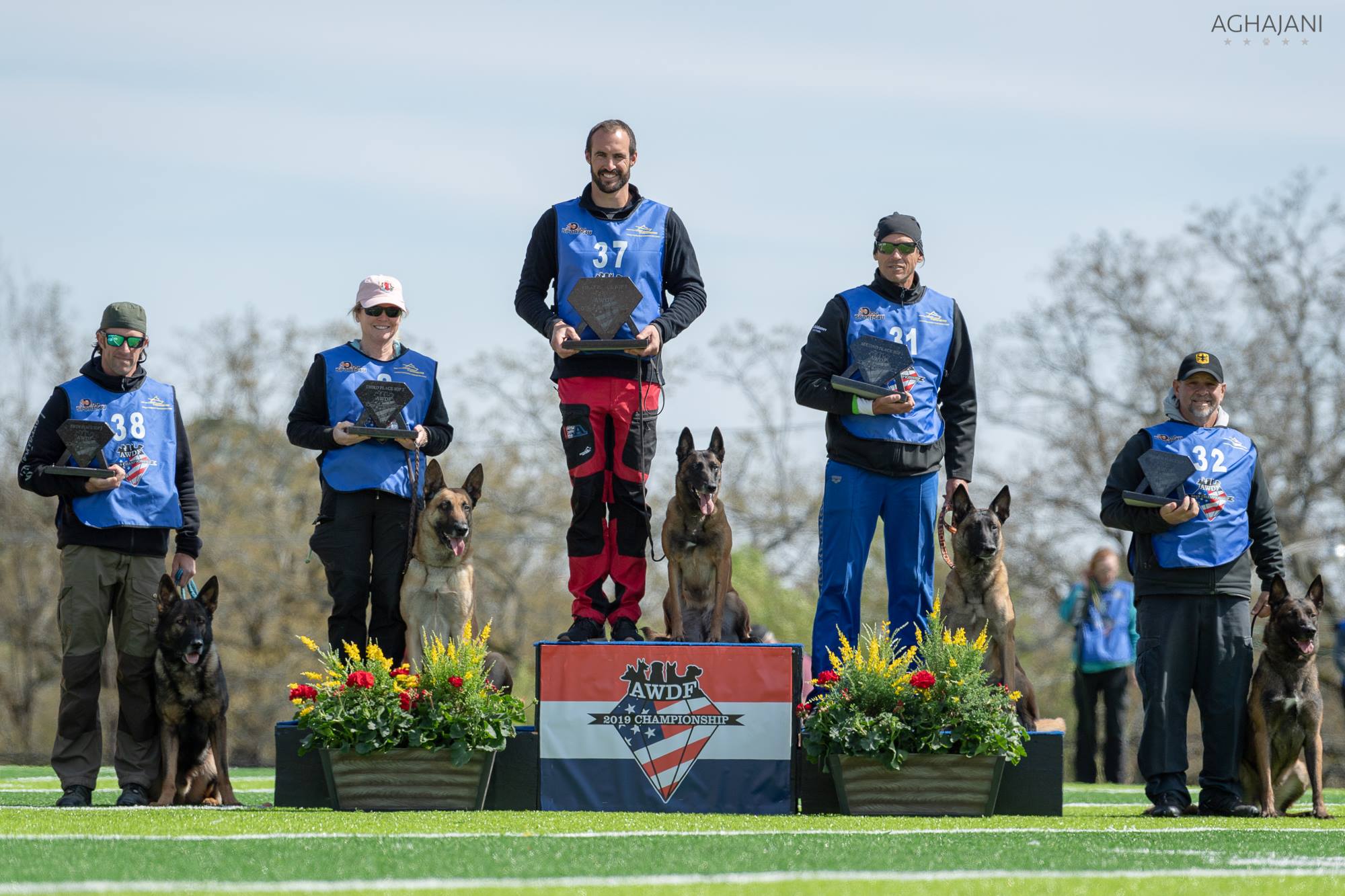 Brian - 2019 AWDF National IGP Championship podium. From left: 5th ...