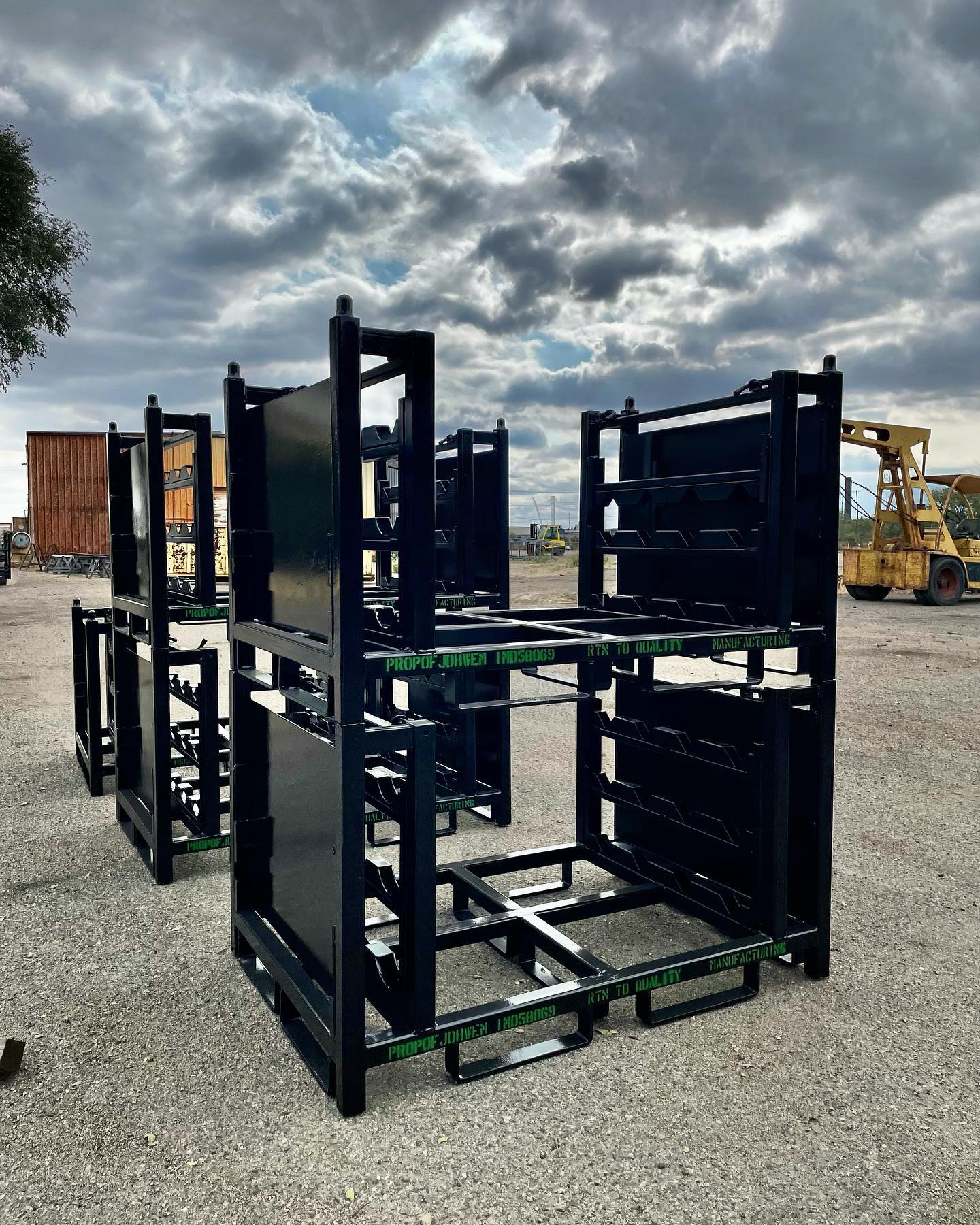 Custom part racks. 🚜 - Midwest Fabrication & Steel LLC
