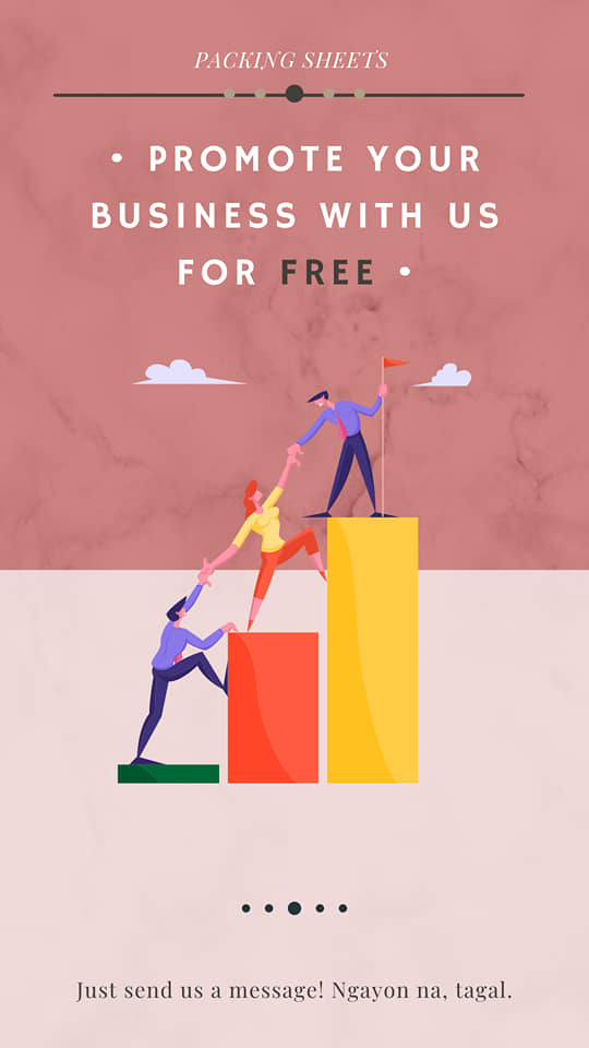 Packing Sheets - FREE PROMOTION So dahil feeling namin,...