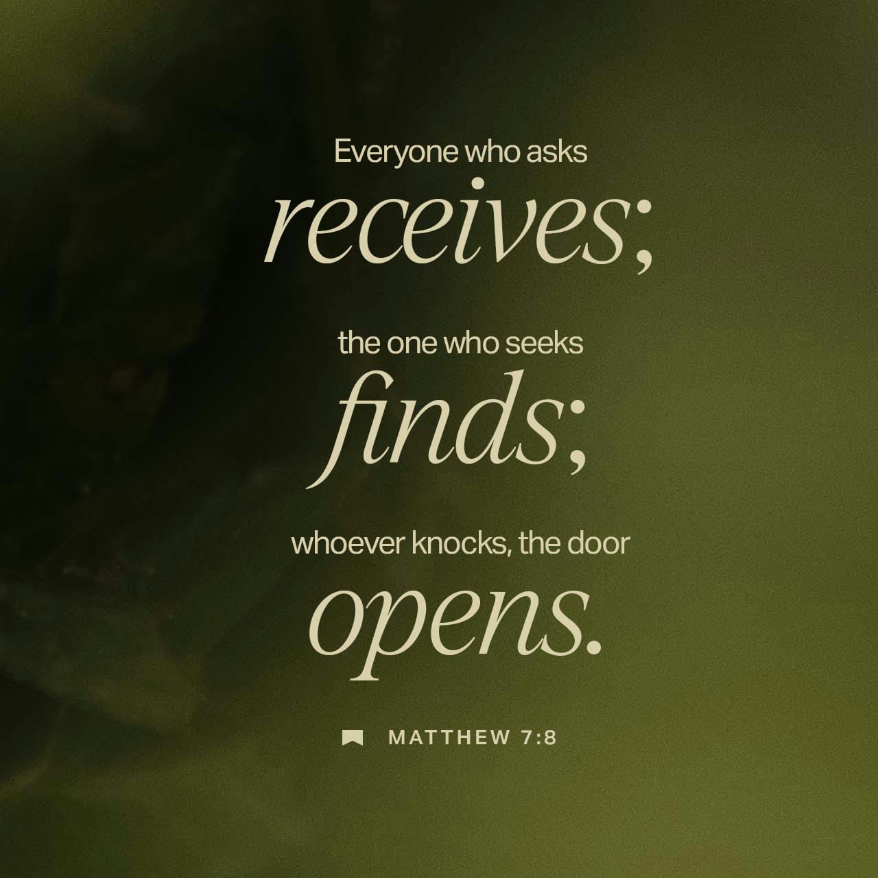 Understanding Matthew 7:7-8 for answered prayer