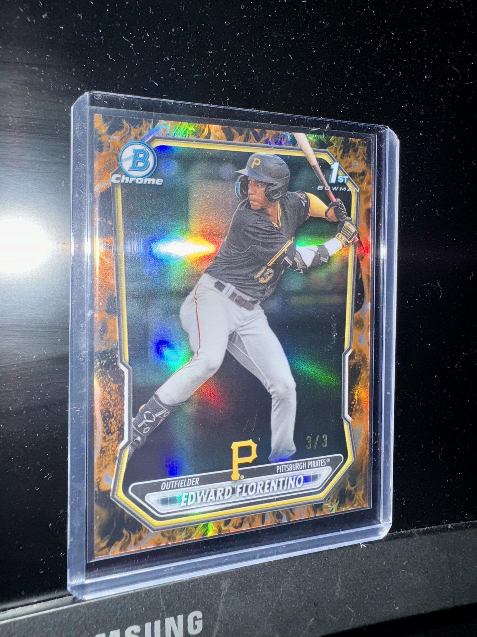 Edward Florentino black mojo auto baseball card on eBay