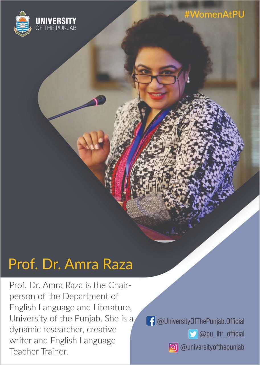 Prof. Dr. Amra Raza- the... - University of the Punjab | Facebook