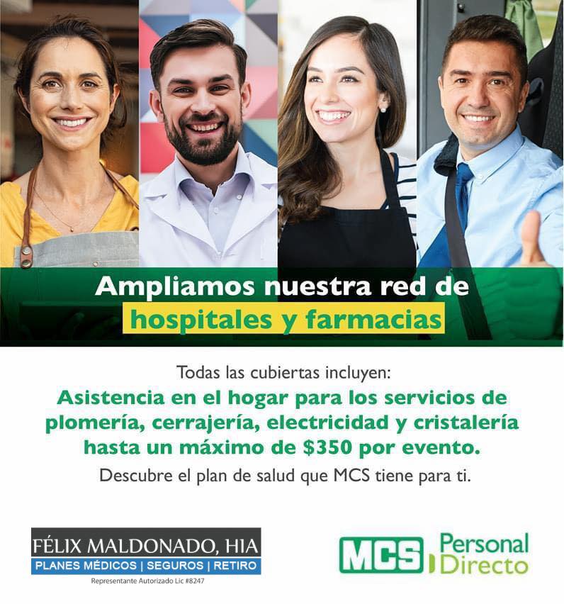 Planes - 🚨MCS Personal Directo 2023 te ofrece un plan médico completo ...