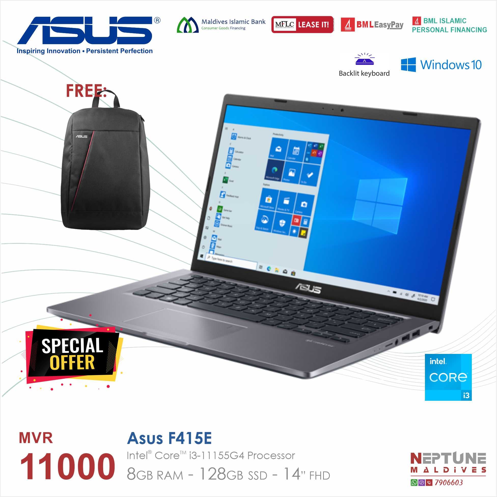 ASUS F415E Laptop, 14