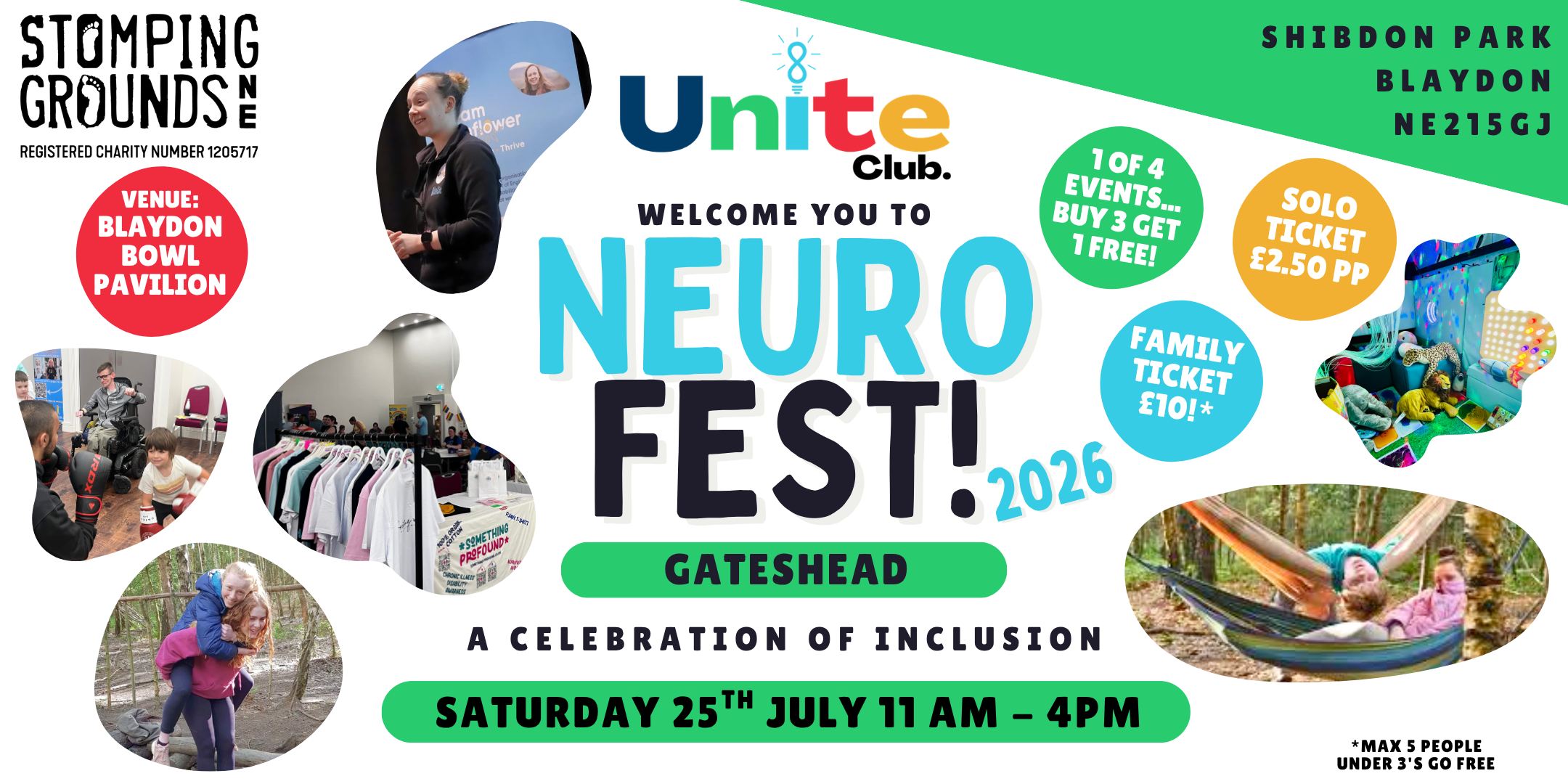 Neurofest 2026 Gateshead-Inclusive Family Fun Day