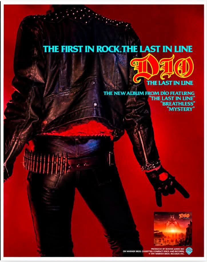 On this day in 1984, Dio released The Last in Line. 🔥 Following