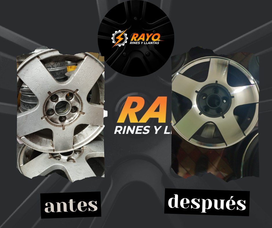 Rayo - Antes - Después Renueva tus rines con Rayo Rines y llantas ☑ ...