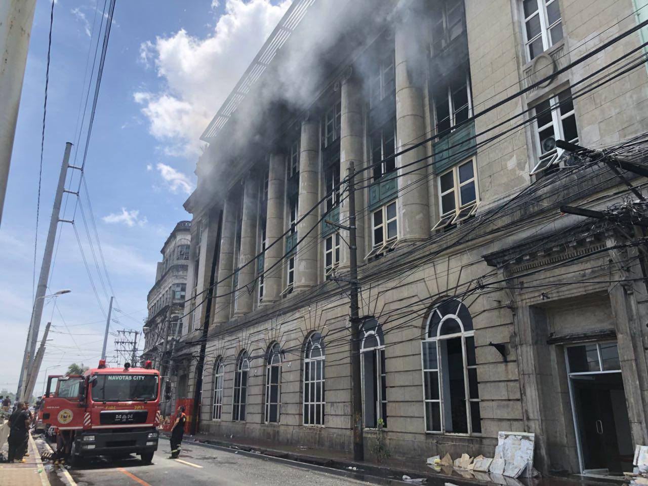 Rappler - LOOK: Fire hit Land Management Bureau and National Archives ...
