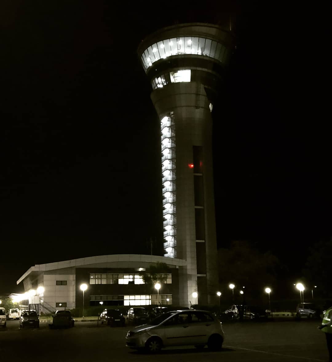 Chandike's Studio - Air Traffic Control Tower At Shamshabad # ...