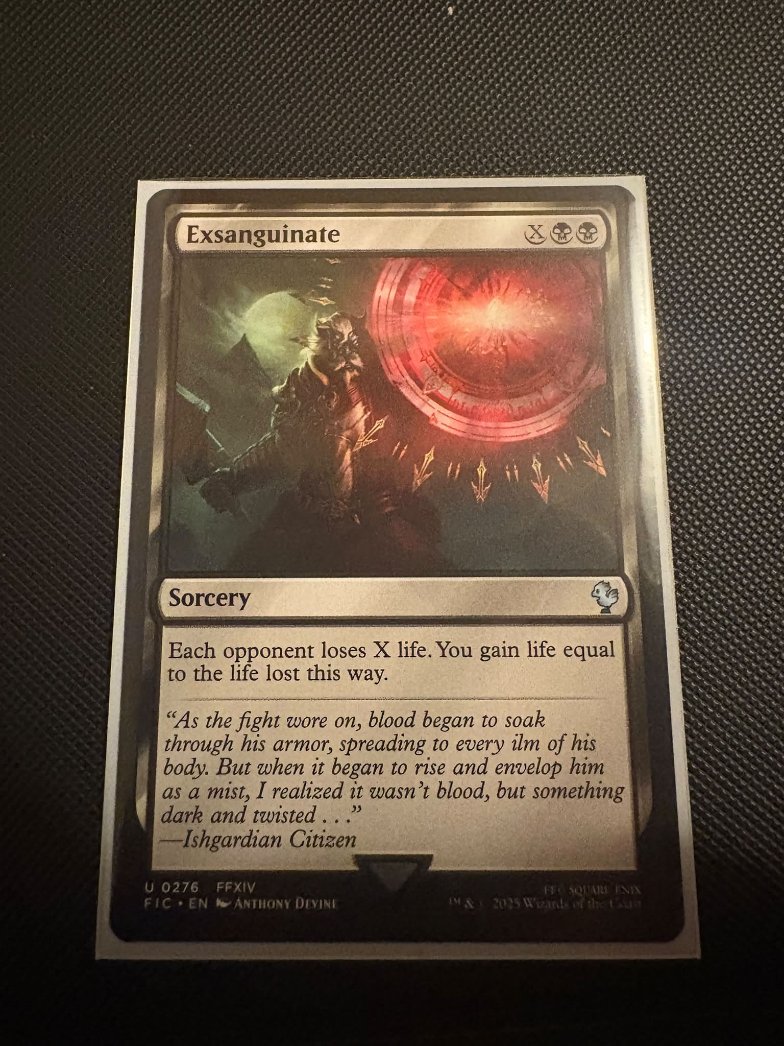 mtg cards like exsanguinate : Toys & Games Each opponent loses X life Is there a card like