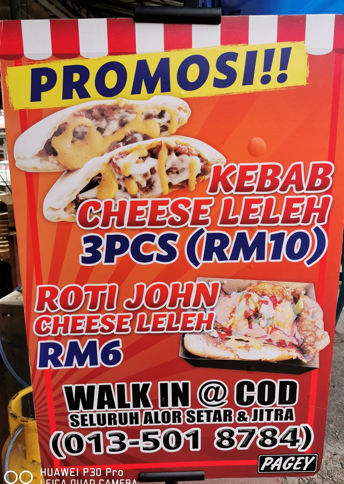 Kebab Roti John Cheese Leleh HQ