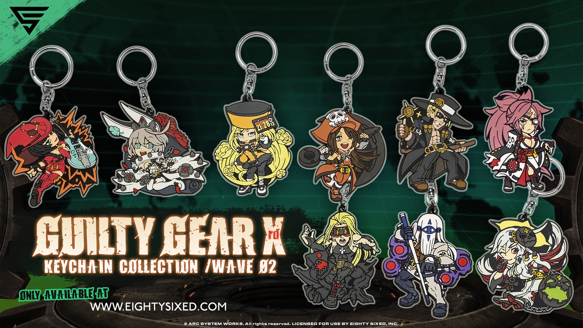 Arc - WAVE 2 of the Guilty Gear XRD Keychains are finally here