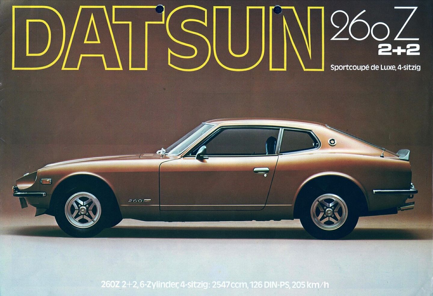 A complete middle of the road Z car,the 260Z.