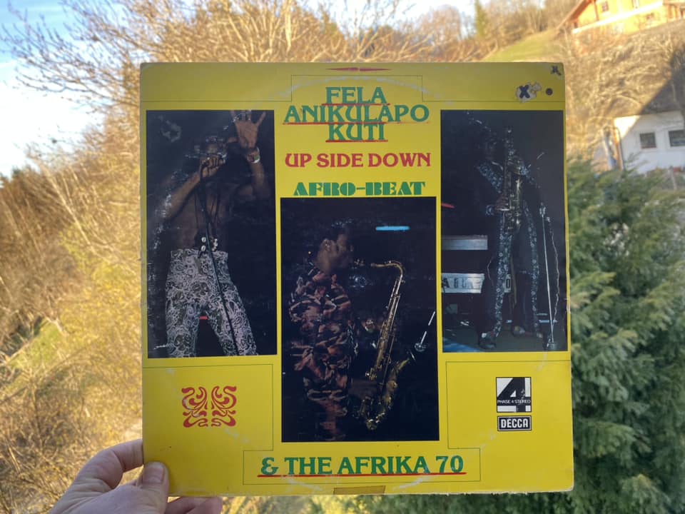 Fela Anikulapo Kuti & The Afrika 70 Up Side Down Decca France 1976