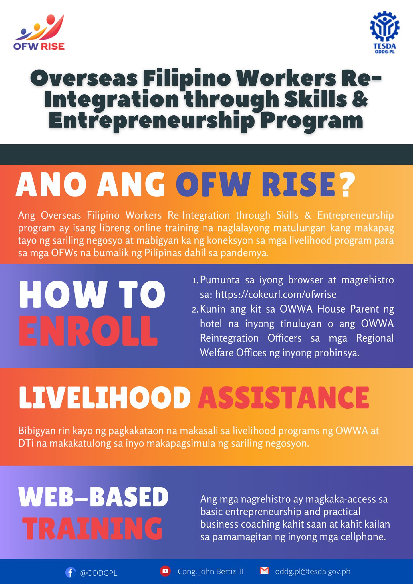DDG John D. Bertiz III - TESDA - Ano nga ba ang OFW RISE program na ...