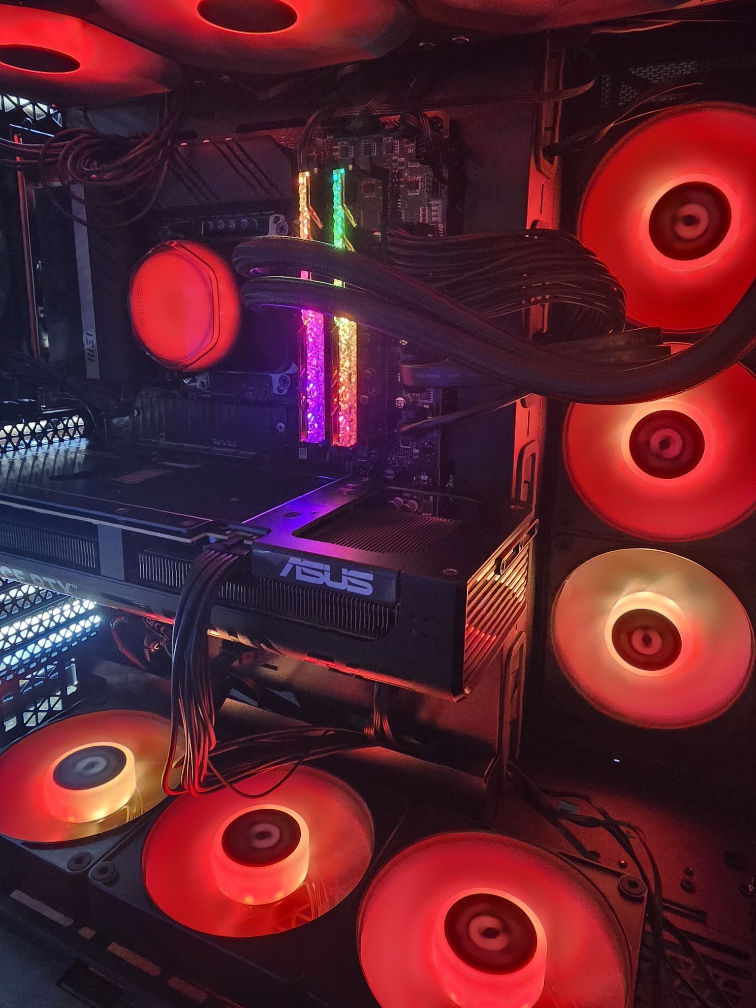 Rebuilding friend's full size ATX into an ITX case. I had an